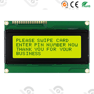 Graphic LCD Yellow Display